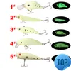 1 szt. Całe ciało Luminous Little Fat Man / Pencil / Vib / Mino / Boba Hard Bait 3D Luminous Bait Sztuczna przynęta z twardego zakrętu