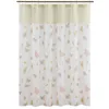 Shower Curtains Silk Butterfly Yellow Polyester Waterproof Printed Cream Fabric Classic Decoratived Farmhouse Gold Shower Curtain 230322