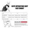 Trajes de gato traje de recuperação de casca para gatos fêmeas de camuflagem de camuflagem roupas de colarinho eletrônico gatinho alternativo