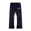 Designer moda mens jeans calças galerias sweatpants dept manchado carta impressão mulheres casal solto versátil casual reto sv 95il