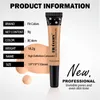 High Definition Concealer Huid herstellende en voedende slang Concealers Vloeibare make-up Basis om zwarte kringen Oogvlekken te bedekken