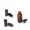 100pcs/lot Amber Glass Spray Bottle 10ml 15ml 20ml 30ml 50ml Lotion Pump Bottles Cosmetic Container Empty Refillable bottles