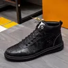 2023 NOWOŚĆ sufitu mody Retro Designer High Casual Buty Men Classic Sneakers Białe czarne skóra słynne marki komfortowe trenerzy na zewnątrz 38-44