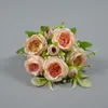 Mazzi di fiori finti da 30 cm Piante di peonia artificiale Fiori decorativi da sposa Bouquet da sposa fai da te