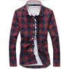 Männer Casual Hemden 5XL Plaid Shirts Männer Kariertes Hemd Marke Mode Taste Unten Langarm Casual Shirts Plus Größe Drop 230322