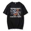 Hommes TShirts Mode Anime The Born To Shit Forced Wipe Print Oneck Tshirt Haute Qualité Surdimensionné Casual Short Tshirts 230321