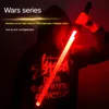 LED Rave Toy 80cm RGB Lightsaber Laser Sword Toys Light Sabre 7 Colors Change Chids Soundfonts Fx Foc Blaster Jedi Gift 230322