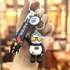 Fashion Ins Trend Style KeyChain Cool Panda Keychain Pendant Car Keychain Bag Decoration Syckel Tillbehör Kreativa semestergåvor