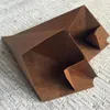 Sinwerk voor servies Kraft Paper Box Fries Cone Shape Tas Wegwerp creatief Frans waterdichte anti-olie-grade pakket
