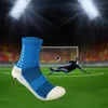 Meias masculinas 4Pairsanti Slip Breathable Football Socks Men Summer Running Rubber Soccer Women Cycling Sports Sports Sportie Football Grip 230322