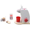 Altri giocattoli Cucina in legno Pretend Play House Giocattolo Simulazione Tostapane Macchina per caffè Frullatore per bambini Regalo per la prima educazione 230322