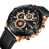 Relógios Masculinos Orologi da uomo Top Brand Luxury Fashion Orologi sportivi Orologio da polso in pelle Orologio digitale da uomo