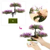 Decoratieve bloemen 1 stks kunstmatige plant bonsai plastic mini nep boom home decoratie bruiloft feest potted bureaublad ornament