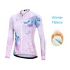 Racing Jackets Winter Jacket Thermal Fleece Cycling Jersey Clothing Ropa Ciclismo Hombre Invierno Mountain Outdoor Bicycle Shirt Triathlon