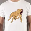 T-shirt da uomo TriDitya 50580 # Angry Pitbull Shirt Tshirt Top Tee Summer Fashion Cool O Neck manica corta