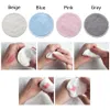 Reusable Bamboo Makeup Remover Pads 12pcs Washable Rounds Facial Cotton Make Up Removal Cleansing Tools