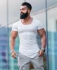 Men's Tracksuits Fitness Sports T Shirt Muscle Vest High Elastic Training Short Sleeve Lightweight Breattable Gym Bodybuilding 230322