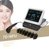 Nieuwste professionele 9D Hifu 7D gerichte echografie-afslankmachine Nieuwste 7D Hifu lichaam en gezicht 7D Hifu voor Winkle-verwijderingsapparatuur