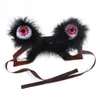 Costumi di gatto luminosi grandi occhi horror cosplay cane halloween costume natalizio cose divertenti per accessori per gatti kawaii forniture domestiche domestiche domestiche