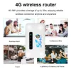 4G Pocket WiFi Router Portable 4G Wireless Router CAT4 150Mbps High Speed 2600mAh Battery with SIM Card Slot for Outdoor Travel