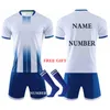 Camisetas ao ar livre Men personalizadas Jerseys de futebol de futebol dos meninos uniformes de futebol de futebol futebol conjuntos de futebol kit infantil garotas roupas esportivas 230322