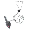 Cat Toys Retractable Interactive Toy Hanging Door Funny Stick Scratch Rope Mouse Tease Pet Catching Training Tools