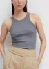 Женские майки Four Seasons Pure Color Simple Nordic Minority Ins20 Toteme Vest Tops Boho Crop White Corset Tank 230321