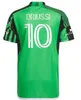 23 24 MLSオースティンFCプリマッチサッカージャージの家はdjitte Driussi Ring Cecilio Fagundez Urutti 23 24 New Sport Footbale Jersey Men Kid Kit Qualitys