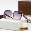 Polarisierte Frauen Brille Sonnenbrille Großer Seitbriefmarke Designer Sonnenbrille für Männer UV 400 Quadratwinkel -Adumbral mit Case275e