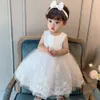 Baby Mädchen Kleider Medium Kinder Prinzessin Kleid Spitze Kontrast Farbe 2023 Frühling Sommer Rock Kleid Kinder Kleidung 0-7T 27 Stile