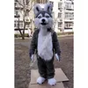 Vendas quentes Husky Dog Mascot Trajes de desenho animado Dresses Fancy Dress High School Mascot AD Vestuário