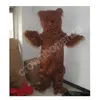 Взрослые коричневые гризли медведя талисмана костюмы мультфильм персонаж костюм рождественский наряд на открытом воздухе для вечеринки взрослые рекламные рекламные одежды