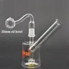 Dunkin Cup Smoking Water Pipe Glass Oil Burner Bong Hookah Recycler Dab Rigs Ash Catcher Bongs Heady Glass Pipes with 14mm 30mm Ball Oil Burner Pipe and Banger Nail