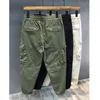 Herenbroek Fashion Cargo Men Streetwear Casual broek Multi-pocket overalls Men's Clothing Baggy Bundy Feet 2023 Wild