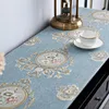 Table Runner European TV Cabinet Cover Cloth Tassel Tablecloth Table Runner Household TV Ark Dustproof Cover Dresser 230322