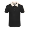 Berömd designer mens polo skjortor Italien man kort ärm g mode lapel tees casual herr sommar t shirt stylist tryck bokstäver tshirt polos kläder m-3xl #007