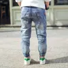 Jeans Teen Boys Jeans Autumn Spring Jeans For Boys Pants Fashion Children Clothing denim broek kinderbroek 4 6 8 10 12 13 jaar 230322