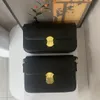 Luxus-Umhängetaschen BOX Tofu Bag Verstellbarer Leder-Schultergurt Schultern Umhängetasche Leder Kleine quadratische Tasche Retro-Klappe 20 cm Zwei Stile Unterarmtasche HQCL20104
