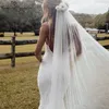 Perles Ivoire longs voiles de mariée avec peigne une couche cathédrale voile de mariage mariée blanche