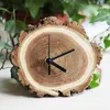 Wall Clocks Silent Minimalist Clock Wood Design Large Hands Living Room Mechanism Decoration Murale Salon