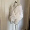 Wraps Jackets promenad bredvid dig lätt champagne faux päls bröllop wrap bolero kvinnor brud sjal vinter cape rycker för mariage jacka