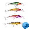 1 Stücke 7 cm/3,9g Biegung Minnow Angelköder Harten Köder Aritificial Wobbler Angelgerät Große CrankFish Köder Kunststoffköder 4 Farben