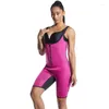 Kvinnors Shapers 2023 Kvinnor Full Body Shaper Sport Bastu Svett Slimning Vest Suit Neoprene Viktminskning Shapewear midjetränare Bodysuit