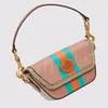 Cny Trapezoidal Bag Top Handle Mini Bag with Web Stripe Designer Canvas Brown Leather Trim Handbag Women Men Magnetic Closure Underarm Shoulder Bags