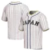 Anpassad 2024 Team Japan Baseball Jersey Yu Darvish Seiya Suzuki Yoshinobu Yamamoto Kensuke Kondo Ukyo Shuto Lars Nootbaar Masataka Yoshida Tetsuto Yamada Jerseys