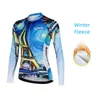 Racingjackor Winter Jacket Thermal Fleece Cycling Jersey Clothing Ropa Ciclismo Hombre Invierno Mountain Outdoor Bicycle Shirt Triathlon