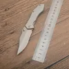 G3510 Pocket Folding mes 8cr18mov Satin Drop Point Blade Roestvrij stalen handvat Outdoor EDC Pocket Folder messen 2 stks/lot