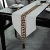 Chemin de table chinois Zen table bannière classique thé cérémonie tissu el décoration de table accessoires chemin art nappe tissu toile de jute 230322