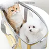 Hundbilstol täcker sommarväska Pet Cat Carrier Handväska utomhus små hundar enkla axlar resor front mesh oxford bärbar valp