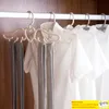 Plast ängelkläder skjorta hängare underkläderhängare rack med kärleksfulla hjärtduk rack för halsdukklänning